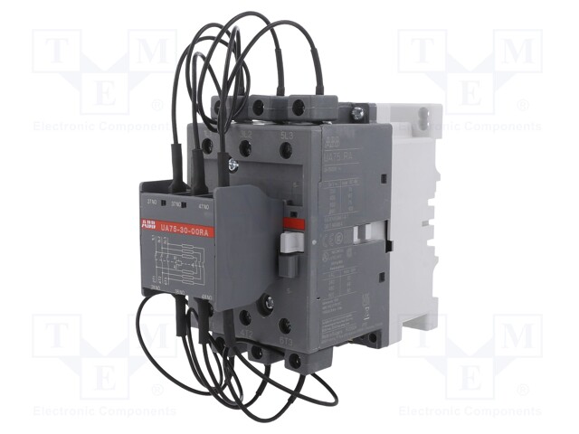 Contactor: 3-pole; NO x3; 220÷230VAC; DIN; UA; screw terminals