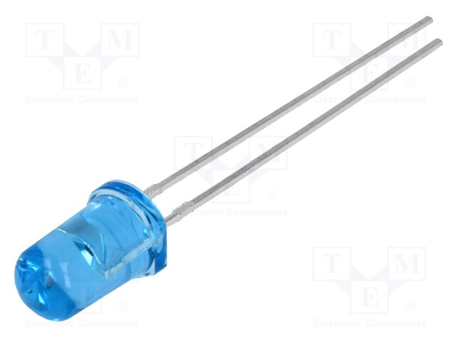 IR transmitter; 5mm; 880nm; transparent,blue; 13mW; 45°; THT