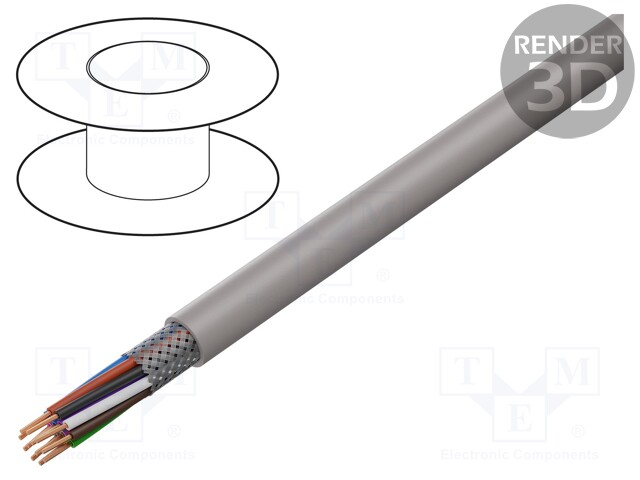 Wire; UNITRONIC® LiHCH; 12x0,14mm2; tinned copper braid; 60V