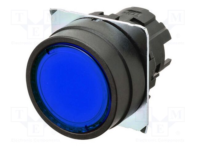 Switch: push-button; 22mm; Stabl.pos: 2; flat; Pos: 2