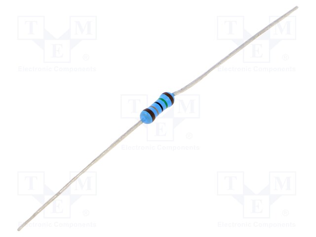 Resistor: thin film; THT; 15Ω; 600mW; ±5%; Ø2.5x6.5mm; 50ppm/°C