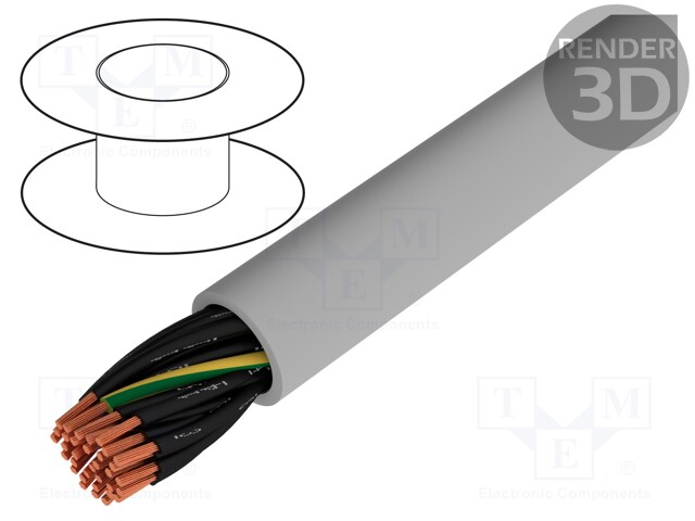 Wire; stranded; Cu; ÖLFLEX® CLASSIC 110; 34G0,75mm2; unshielded