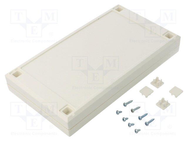 Enclosure: multipurpose; X: 112mm; Y: 200mm; Z: 31mm; ABS; white