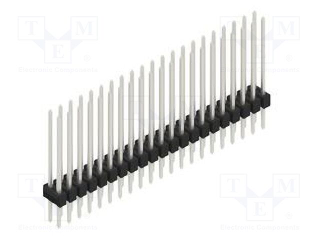Connector: pin strips; pin header; male; PIN: 42; 2.54mm; THT; 2x21