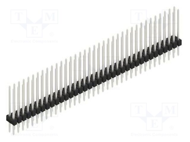 Connector: pin strips; pin header; male; PIN: 72; 2.54mm; THT; 2x36