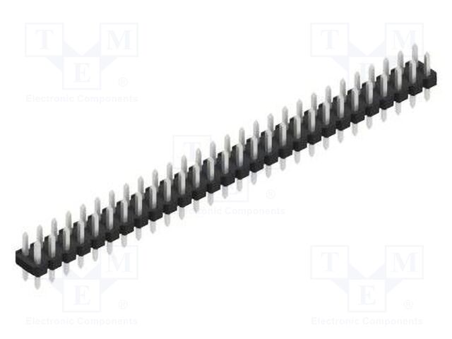 Connector: pin strips; pin header; male; PIN: 56; 2.54mm; THT; 2x28