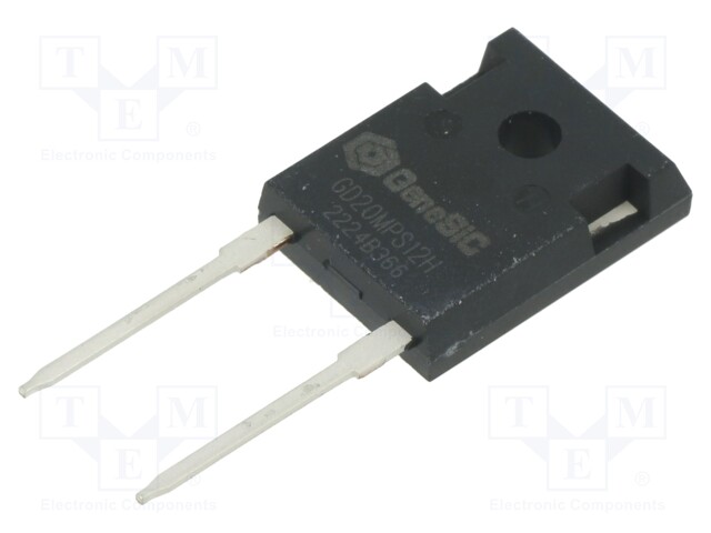Diode: Schottky rectifying; SiC; THT; 1.2kV; 27A; TO247-2; tube