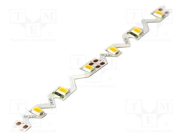 LED tape; white warm; LED/m: 60; SMD; 2835; 12V; 6mm; without cover