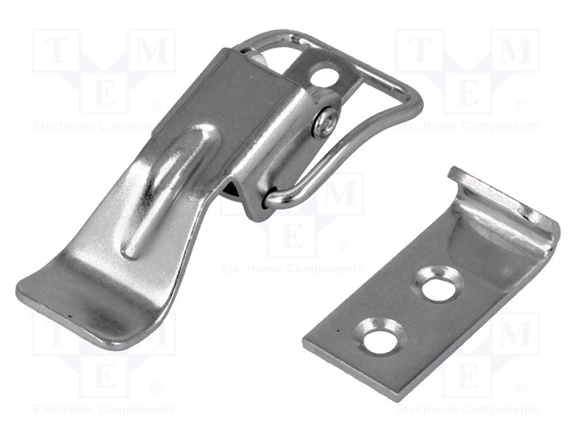 Clasp; steel; W: 21mm; L: 76.5mm; 400N; Plating: zinc