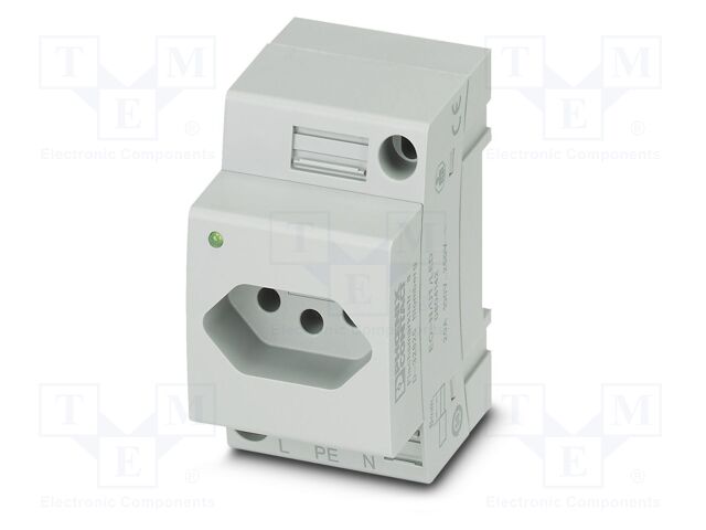 Connector: AC supply; socket; female; 20A; PIN: 3; screw terminal