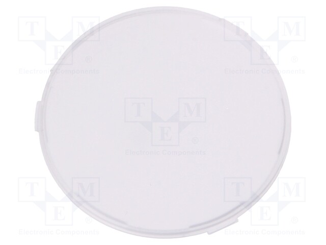 Sublens; round; Mat: polycarbonate; H: 3.4mm; Ø: 41mm