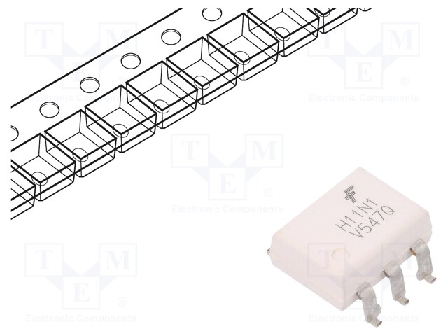 Optocoupler; SMD; Channels: 1; Out: Schmitt trigger; 4.17kV