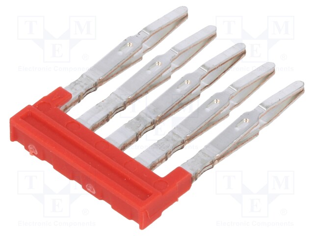 Comb bridge; Application: A series; ways: 5; red