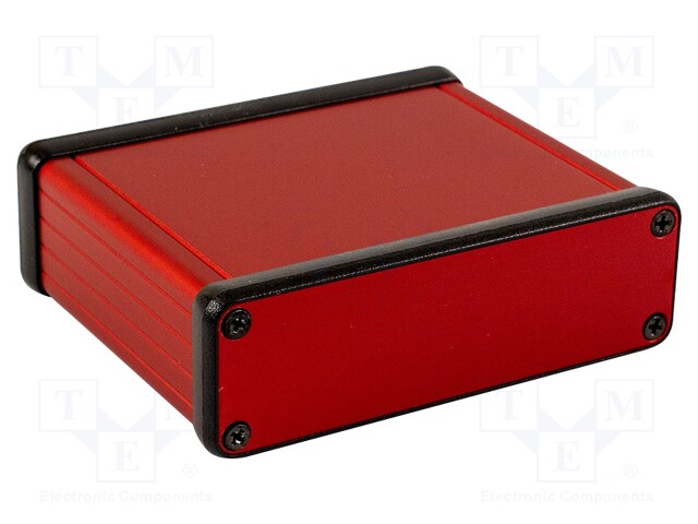 Enclosure: with panel; 1455; X: 80mm; Y: 103mm; Z: 31mm; aluminium