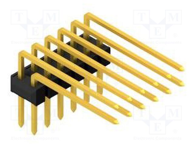 Connector: pin strips; pin header; male; PIN: 12; 2.54mm; THT; 2x6
