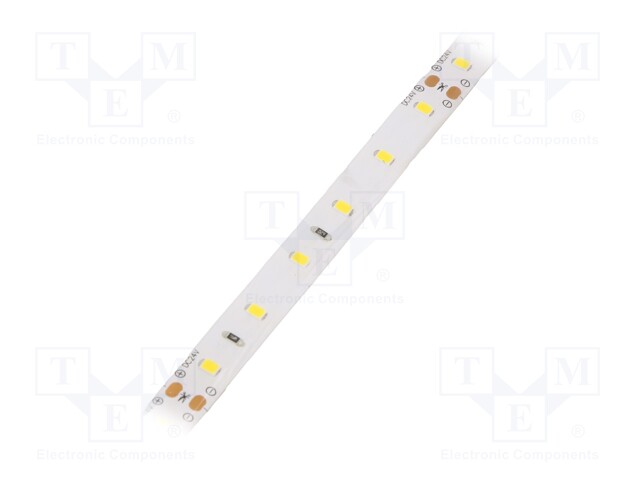LED tape; white warm; 2835; 24V; LED/m: 60; 10mm; IP64; 12W/m