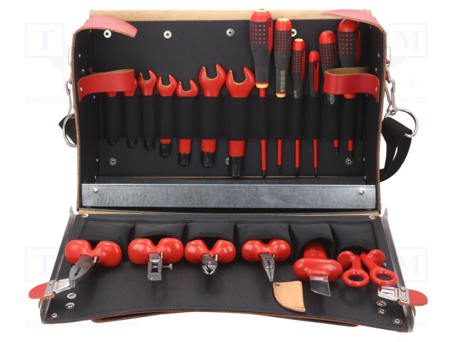 Pliers, insulation screwdrivers; Pcs: 19