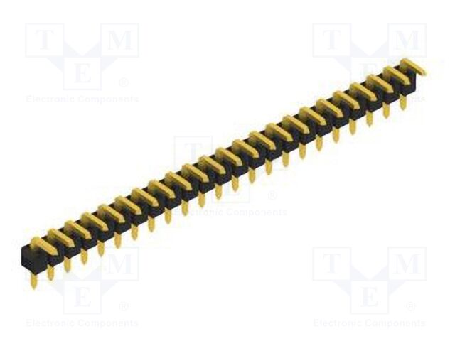 Connector: pin strips; pin header; male; PIN: 23; 2.54mm; THT; 1x23