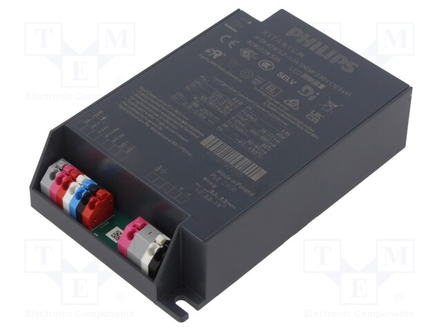 Power supply: switched-mode; LED; 40W; 20÷77VDC; 200mA÷1.05A; IP20