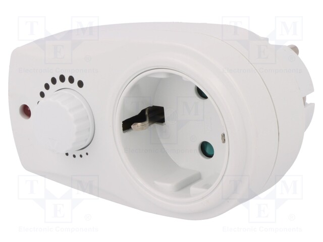 Plug socket strip: protective; Sockets: 1; 230VAC; 16A