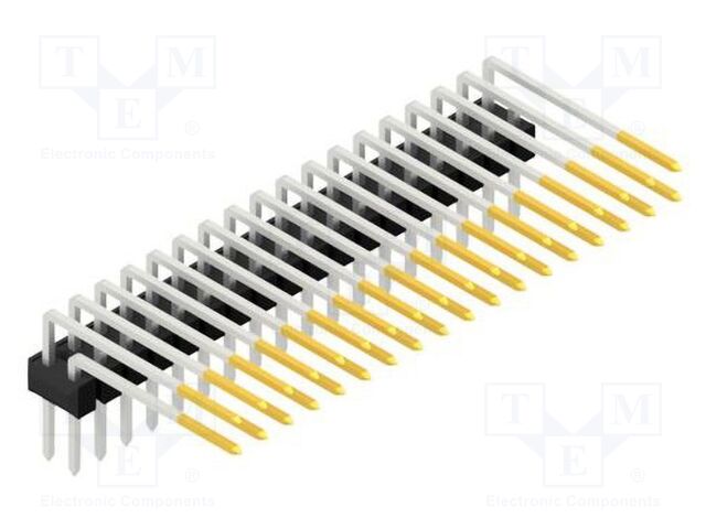Connector: pin strips; pin header; male; PIN: 36; 2.54mm; THT; 2x18