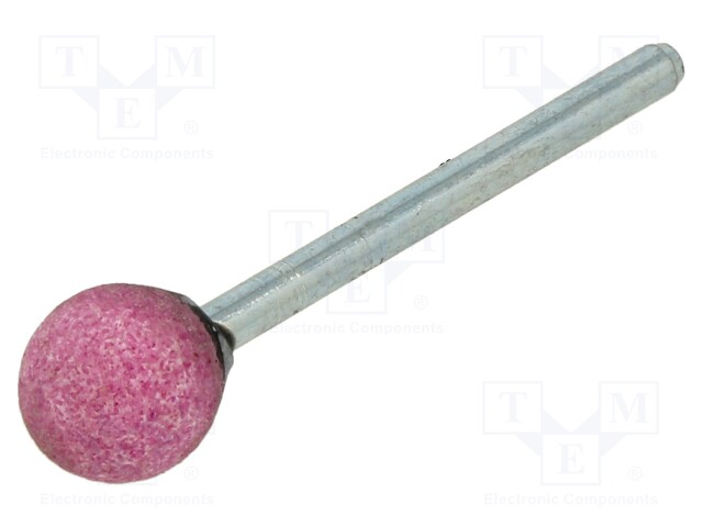 Grindingstone; 6mm; metal,steel; ceramics; Mounting: rod 6mm