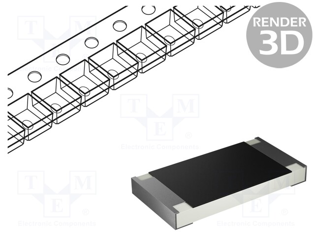 Resistor: thick film; high power; SMD; 2010; 10MΩ; 2W; ±5%