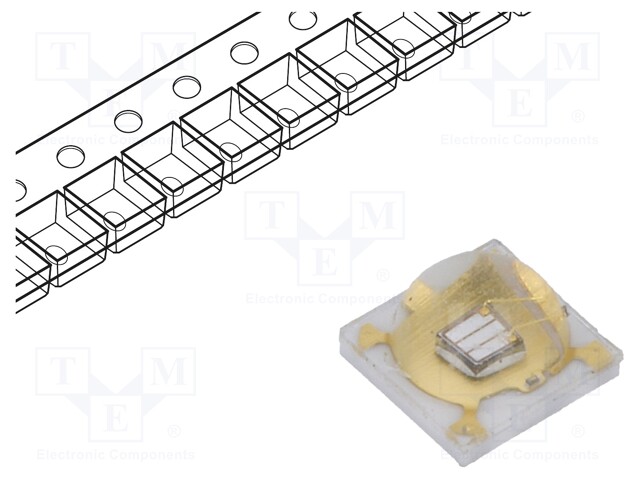 LED; 3.45x3.45x2.13mm; ultraviolet; 130°; 350mA; λd: 400-410nm