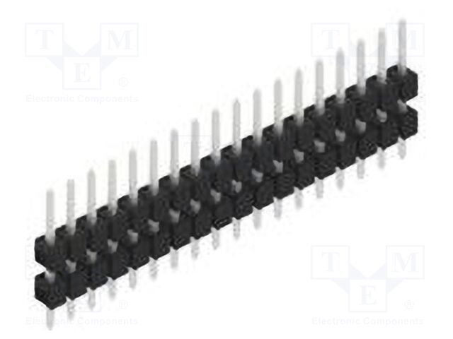 Connector: pin strips; pin header; male; PIN: 18; 2.54mm; THT; 1x18