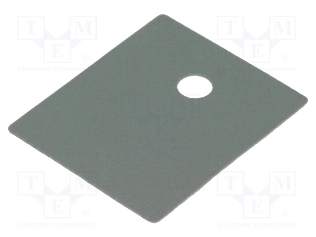 Heat transfer pad: silicone; TOP3/1; 0.45K/W; L: 20.5mm; W: 17.5mm