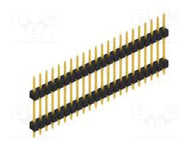 Connector: pin strips; pin header; male; PIN: 22; 2.54mm; THT; 1x22