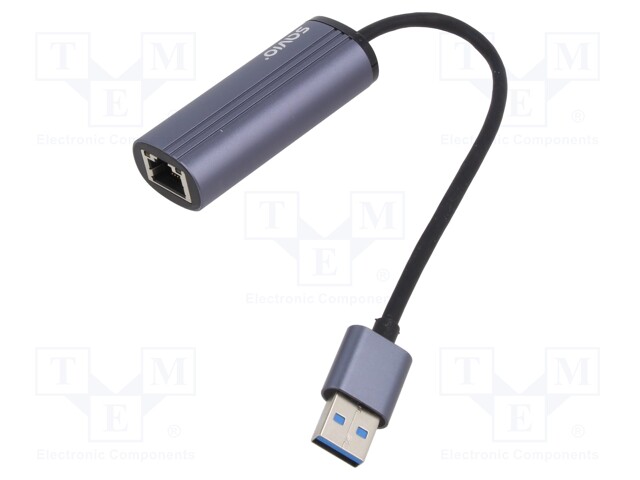 USB to Fast Ethernet adapter; USB 3.1; 10/100/1000Mbps; PnP