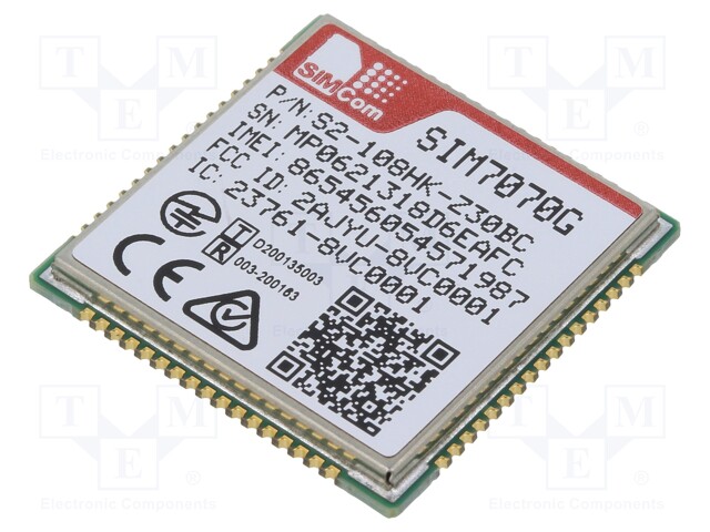 Module: LPWA; SMD; GPRS,GSM,LTE Cat.M1,LTE Cat.NB2; 24x24x2.3mm