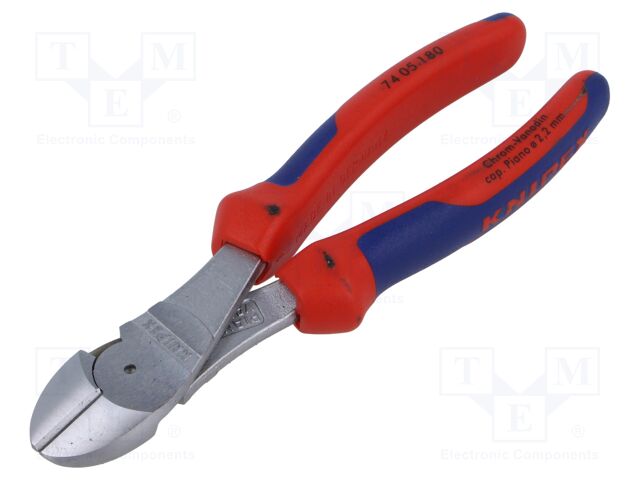 Pliers; side,cutting; 180mm