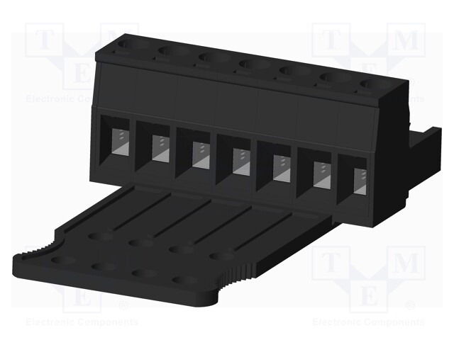 Connector: pluggable terminal block; plug; female; straight; 5mm