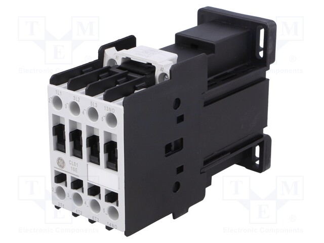 Contactor: 3-pole; NO x3; Auxiliary contacts: NO; 24VDC; 12A; CL
