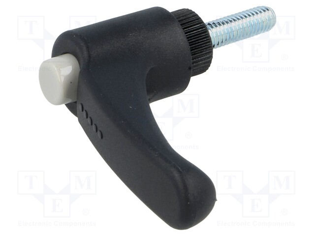 Lever; adjustable; Thread len: 10mm; Lever length: 44mm; -30÷130°C