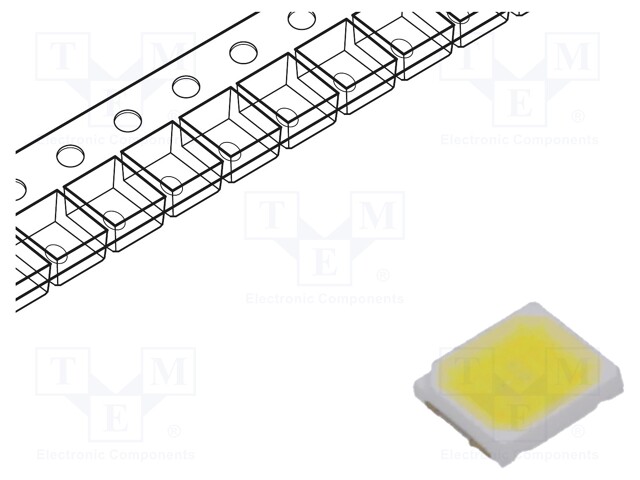 LED; white cold; 5700-6500K; 115÷125lm; 120°; 100mA; 8.4÷10.4V