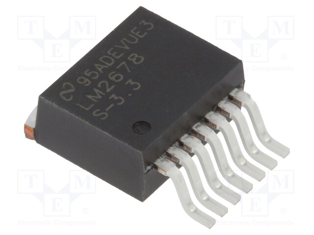 PMIC; DC/DC converter; Uin: 8÷40V; Uout: 3.3V; TO263-7; buck