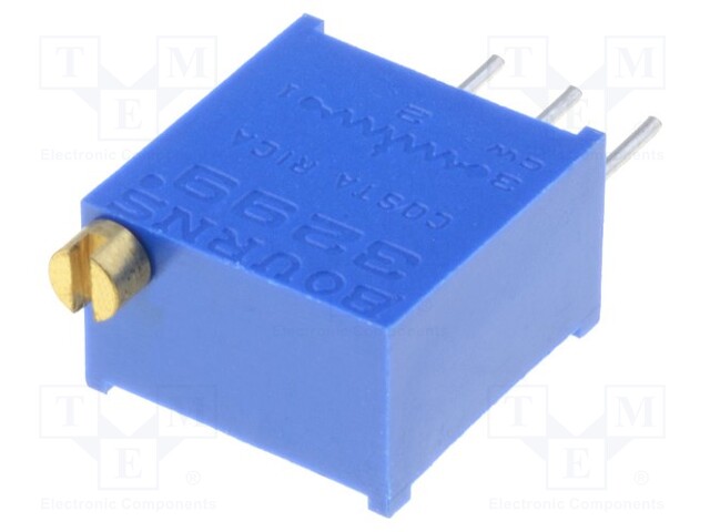 Potentiometer: mounting; multiturn; 500Ω; 500mW; THT; ±10%; linear