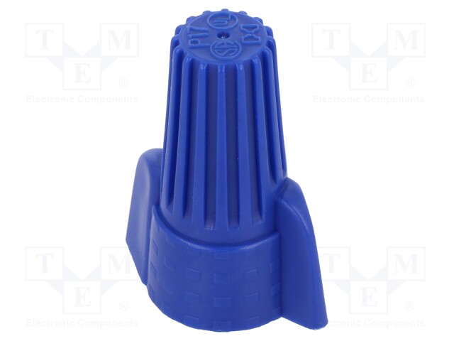 Close end; Twist Splice; 14AWG÷6AWG; screwed; blue; max.105°C