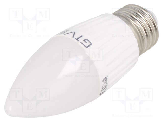 LED lamp; neutral white; E27; 230VAC; 1000lm; 10W; 160°; 4000K