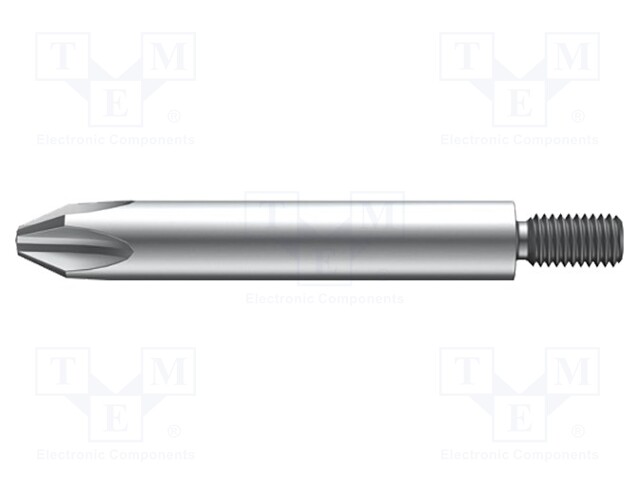 Screwdriver bit; Phillips; PH2; Overall len: 45mm