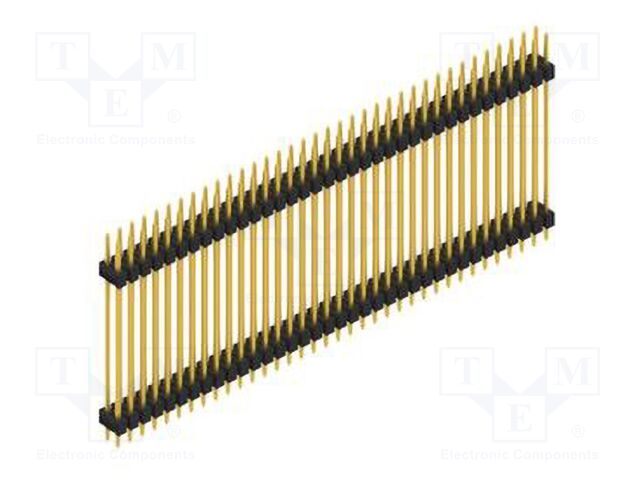 Connector: pin strips; pin header; male; PIN: 72; 2.54mm; THT; 2x36