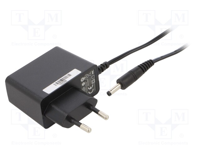 Power supply: switched-mode; constant voltage; 12VDC; 0.5A; 6W
