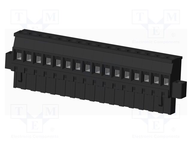 Connector: pluggable terminal block; plug; female; angled 90°