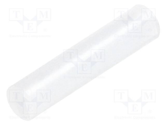 Spacer sleeve; LED; Øout: 4mm; ØLED: 3mm; L: 18mm; natural; UL94V-2