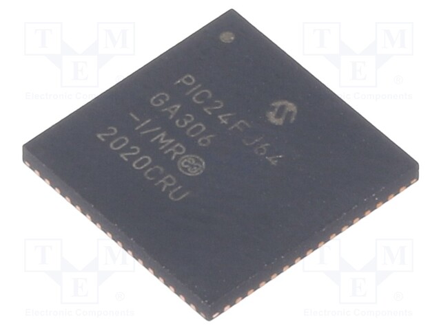 PIC microcontroller; Memory: 64kB; SRAM: 8kB; 32MHz; SMD; QFN64