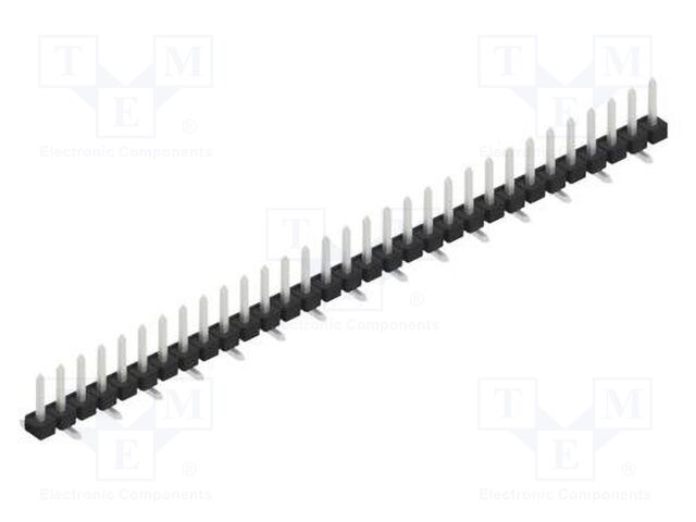 Connector: pin strips; pin header; male; PIN: 31; 2.54mm; SMT; 1x31