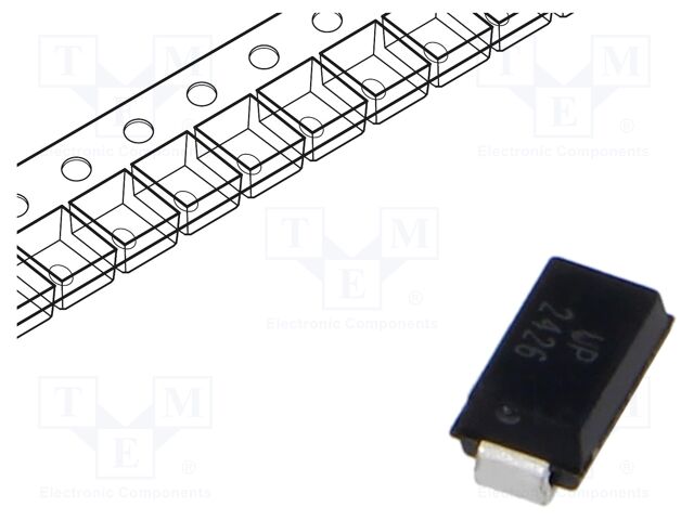 Diode: TVS; 0.4kW; 17.8÷19.7V; 15.4A; bidirectional; SMA; reel,tape